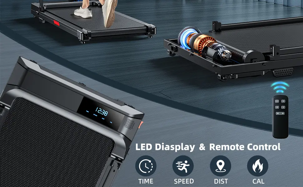 Detaliu produs — bandă de mers pliabilă FoldFit, imagine 2